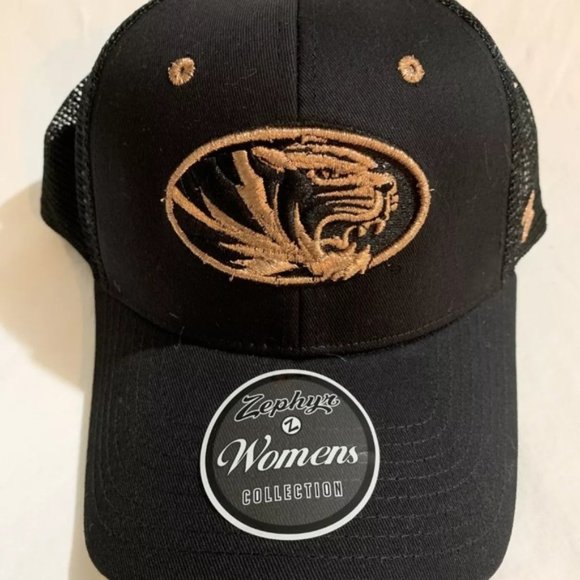 Missouri Tigers Mizzou Women's Adjustable Snapback Hat New - Picture 1 of 8